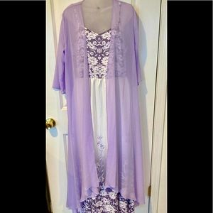 Lavender Negligee & Robe